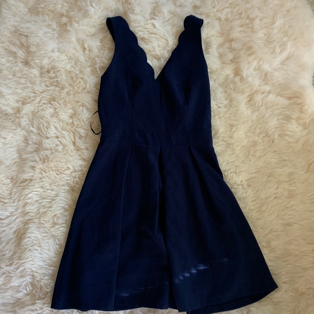 Navy Blue Cocktail Dress